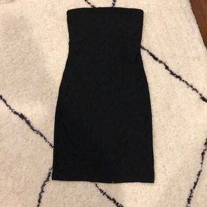 All saints strapless fitted dress